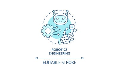 Бирюзовая икона робототехники