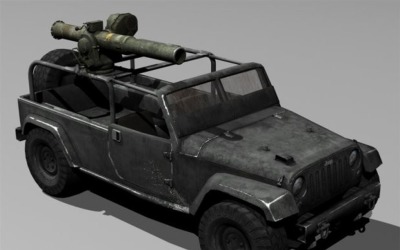 Jeep TOW - 3d Super War Car