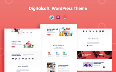 Digitalsoft - SaaS ve Yazılım WordPress Teması