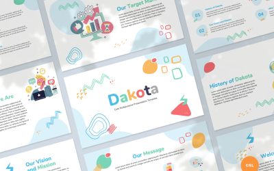 Modello per keynote di presentazione multiuso carino