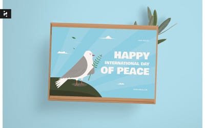 Uluslararası Barış Günü Tebrik Kartı