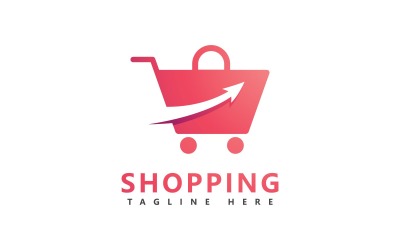 Alışveriş Vektör Logo Tasarım Şablonu V8