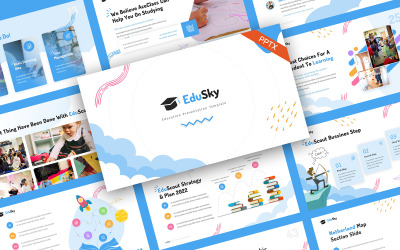 EduSky Creative Education PowerPoint Template
