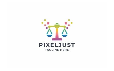 Logo profissional Pixel Justice Pro