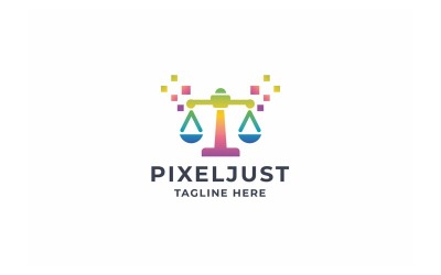 Професійний логотип Pixel Justice Pro