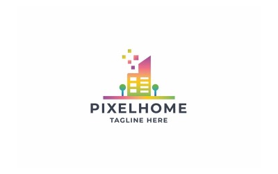 Profesjonalne logo Pixel Home