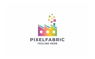 Профессиональный пиксельный логотип ткани