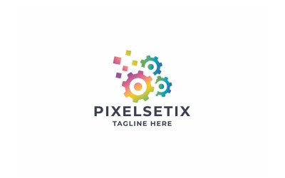 Professzionális Pixel Settings Gear logó