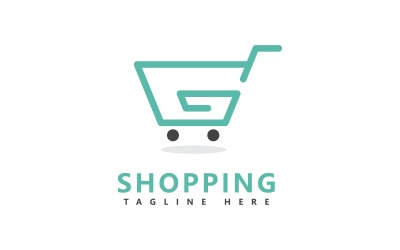 Shopping-Vektor-Logo-Design-Vorlage V2