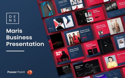 Maris – PowerPoint-mall för företag