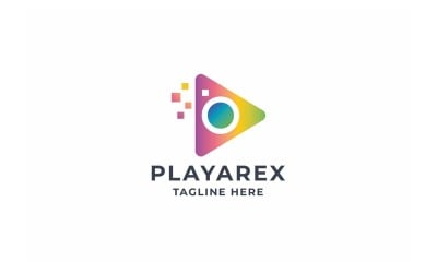 Playok Media Technology Logo Template - TemplateMonster