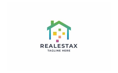Professionell Pixel Real Estate-logotyp
