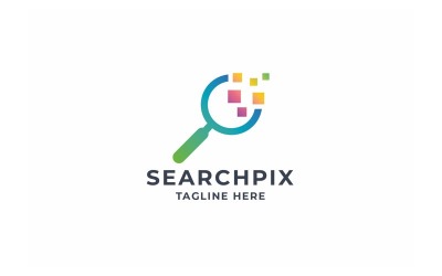 Professionell Pixel Search-logotyp