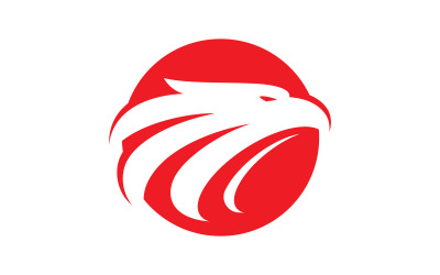 Adlerkopf-Vektor-Logo-Design-Vorlage V2