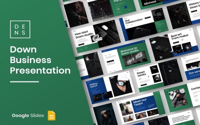 Down - Business Google Slide Template