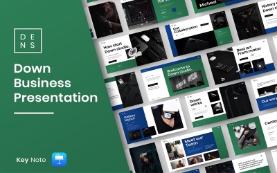 Down – Business-Keynote-Vorlage