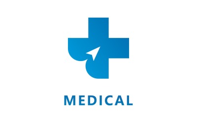 Modelo de Design de Logo Vetor Médico V2