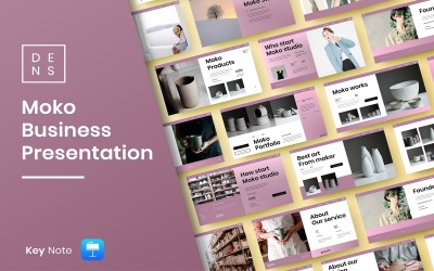 Moko — шаблон бизнес-презентации