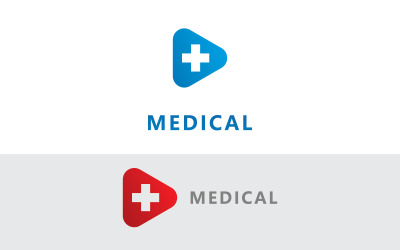 Plantilla de diseño de logotipo vectorial médico V1