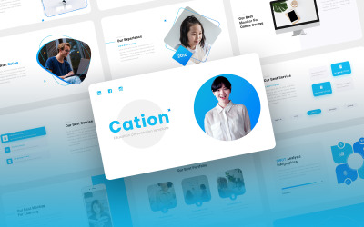 Cation - Utbildning Skola PowerPoint-mall
