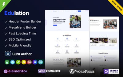 Edulation – багатоцільова тема WordPress для освіти, школи та навчання