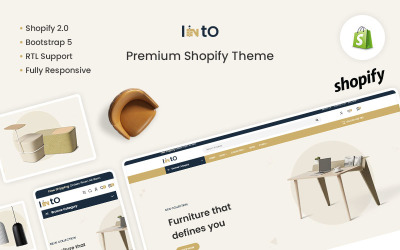 Into – A bútor és belső prémium Shopify téma