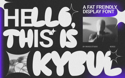 Kybul - Casual Bubbly-lettertype