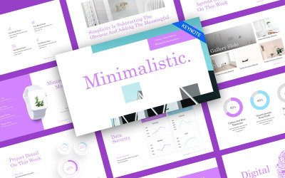 Minimalistisch Modern Minimalistisch Keynote-sjabloon