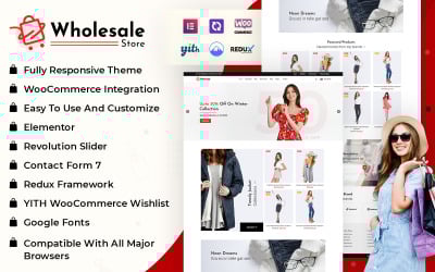 Nagykereskedelmi Woocommerce Elementor téma