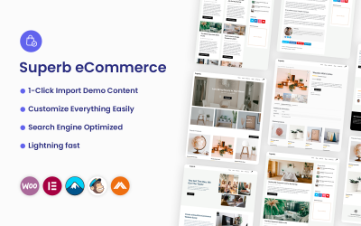 Superb eCommerce FREE - Home Decor And Interior Design WordPress Theme