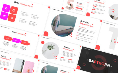 Baby Born Шаблон Powerpoint
