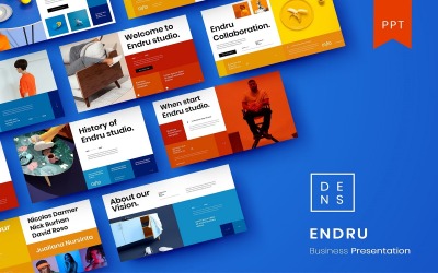 Endru – Шаблон бизнес-презентации PowerPoint
