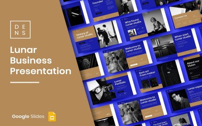 Lunare - Modello di diapositiva di Google per le aziende
