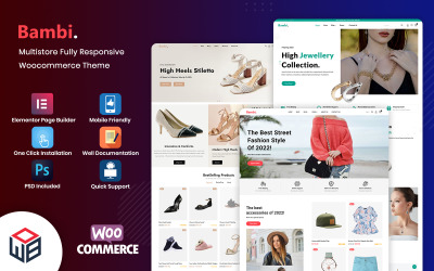 Bambi – moderní módní a oděvní téma WooCommerce