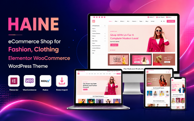 Haine - sklep internetowy z modą i odzieżą Elementor WooCommerce Theme