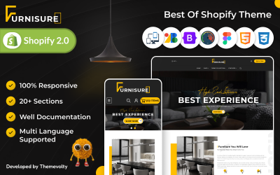 Víceúčelový obchod s nábytkem Shopify 2.0