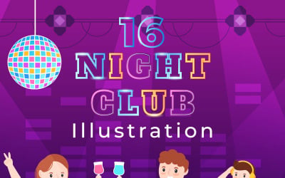 15 Nattklubbillustration