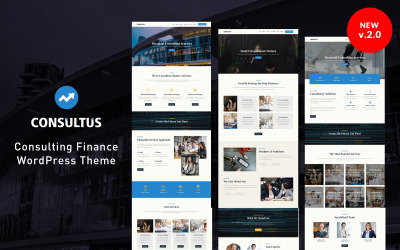 Consultus - Business Consulting Finans WordPress-tema