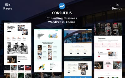Consultus - WordPress Theme für Unternehmensberatung Finanzen