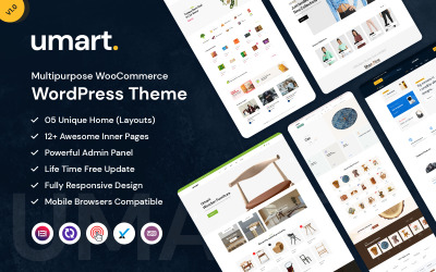 Umart – багатоцільова тема WordPress WooCommerce