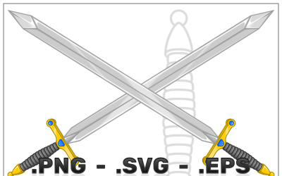 Vector Design Of Different Kind Of Medieval Swords