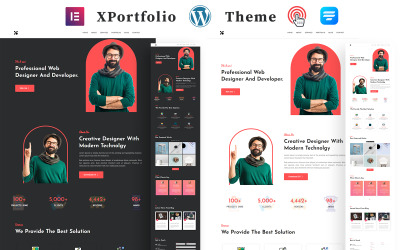 XPortfolio - Personal Portfolio One page WordPress Theme