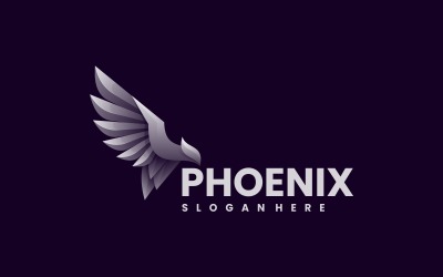 Phoenix Gradyan Logo Stili Vol.1
