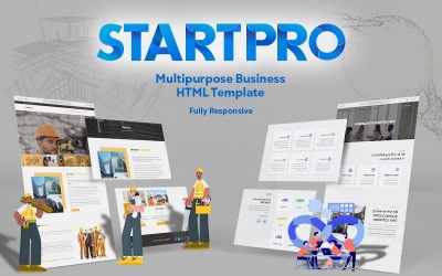 StartPro - víceúčelová obchodní HTML šablona
