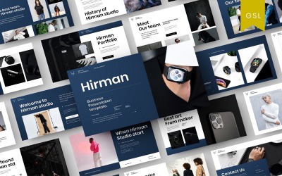 Hirman – üzleti Google diasablon