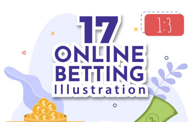 17 Ilustração de jogo de esportes de apostas online