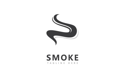 Smoke Vector Logo Design sablon V8