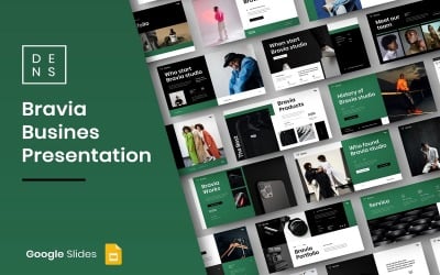 Bravia - Google-Folienvorlage für Unternehmen