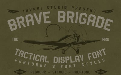 Brave Brigade - Fuente de pantalla táctica