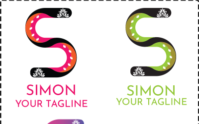 Letter S Logo-sjabloon - Simon